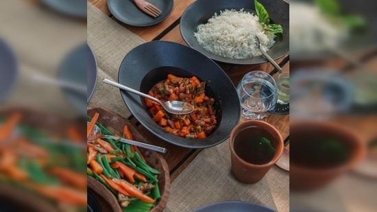 Milind Soman talked about Sattvic food in one of his earlier post and wrote, "a team of Ayurveda practitioners have come together to curate this 2-3 day Sattvic food plan which is a mix of local and international flavours, prepared with fresh, locally sourced, organic ingredients."(Instagram/@milindrunning)