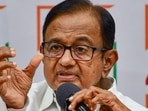 Senior Congress leader P Chidambaram.(PTI) Senior Congress leader P Chidambaram.(PTI)