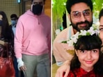 Aishwarya Rai, Abhishek Bachchan and their daughter Aaradhya were clicked at the airport.