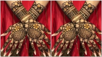 In case you are decking up in bright colours for the festival, we suggest going for a gorgeous mehendi design like this one, to complement your ethnic attire. (https://in.pinterest.com/) In case you are decking up in bright colours for the festival, we suggest going for a gorgeous mehendi design like this one, to complement your ethnic attire. (https://in.pinterest.com/)