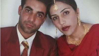 The victim Jaswinder Kaur aka Jassi with her husband Sukhwinder Singh, alias Mithu.
