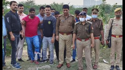 Suspect Sandeep Pilwan in police custody on Wednesday. (Sourced) Suspect Sandeep Pilwan in police custody on Wednesday. (Sourced)