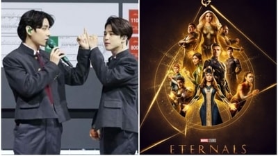 BTS' Jimin and V’s track Friends is a part of Marvel’s Eternals. BTS' Jimin and V’s track Friends is a part of Marvel’s Eternals.