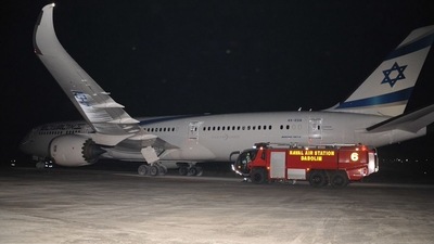 Flight ELAL-082 made an emergency landing after pilot had to shut off left engine.