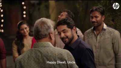 Diwali 2021: The image is taken from the ad by HP. (YouTube/@ HP India)