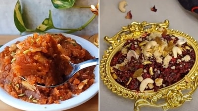 Diwali 2021 Halwa recipes ((Instagram/_bhukh_lagi_hai, Instagram/goelskitchen)) Diwali 2021 Halwa recipes ((Instagram/_bhukh_lagi_hai, Instagram/goelskitchen))
