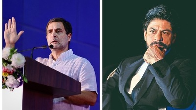 Rahul Gandhi wrote to SRK and Gauri on October 14 extending support to his family when Aryan Khan was in jail in the drugs case. Rahul Gandhi wrote to SRK and Gauri on October 14 extending support to his family when Aryan Khan was in jail in the drugs case. 