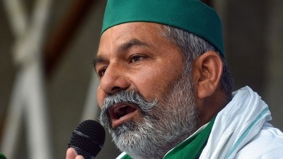 Bhartiya Kisan Union spokesperson Rakesh Tikait. (ANI Photo) (Prateek Kumar) Bhartiya Kisan Union spokesperson Rakesh Tikait. (ANI Photo) (Prateek Kumar)