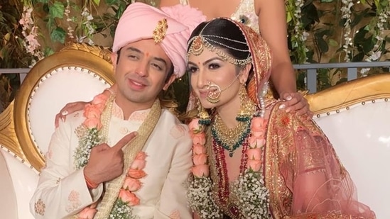 Ayush Viz and Sakshi Kohli tied the knot on October 31, 2021. (Instagram)