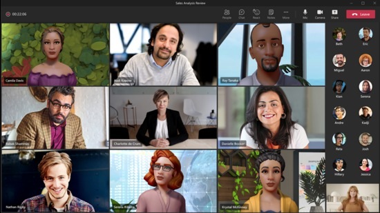 Microsoft’s grand metaverse plans will start with the popular Teams app. (Microsoft) Microsoft’s grand metaverse plans will start with the popular Teams app. (Microsoft)