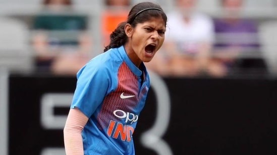 File photo of India women cricketer Radha Yadav((Twitter/ICC))