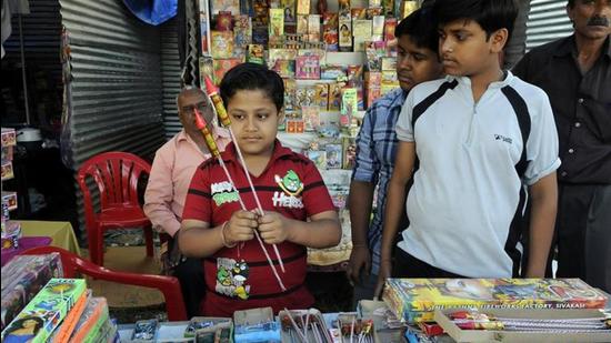 Panchkula residents can burst green crackers from 8pm to 10pm on Diwali. The sale and use of other fire crackers is banned.