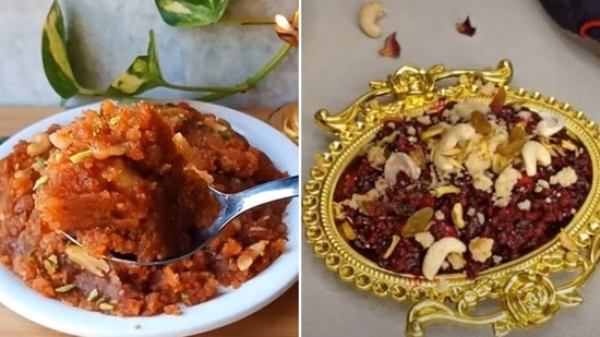 Diwali 2021 Halwa recipes((Instagram/_bhukh_lagi_hai, Instagram/goelskitchen))