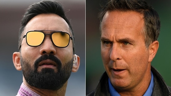 Dinesh Karthik has responded to Michael Vaughan's tweet on India.&nbsp;(Getty Images)