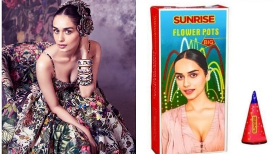 Manushi Chhillar urged the fan to have a safe and clean Diwali. Manushi Chhillar urged the fan to have a safe and clean Diwali.