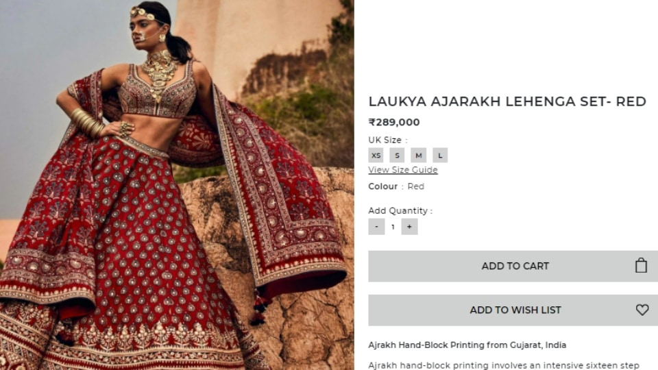 Did Katrina Kaif's Sabyasachi lehenga cost a whopping Rs 17 lakh? - Masala