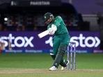 Pakistan's Asif Ali plays a shot during the Cricket Twenty20 World Cup match between Pakistan and Afghanistan in Dubai, UAE, Friday, Oct. 29, 2021.(AP) Pakistan's Asif Ali plays a shot during the Cricket Twenty20 World Cup match between Pakistan and Afghanistan in Dubai, UAE, Friday, Oct. 29, 2021.(AP)
