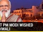 What PM Modi wished on Diwali