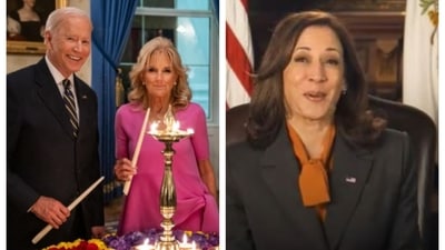 Happy Diwali from Joe Biden and Kamala Harris' family to the world.&nbsp;