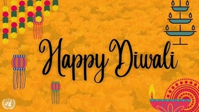 Diwali 2021: UN took to Twitter to share the image. (Twitter/@UN) Diwali 2021: UN took to Twitter to share the image. (Twitter/@UN)
