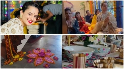 Kangana Ranaut shared pictures on Instagram. Kangana Ranaut shared pictures on Instagram.
