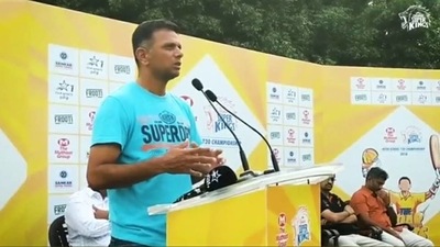Screengrab of the video shared by Chennai Super Kings&nbsp;