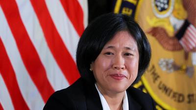 US Trade Representative Katherine Tai’s India visit to hold meetings with commerce minister Piyush Goyal is the first substantive attempt by the Joe Biden administration to address compounding trade tensions between India and the US. (REUTERS File Photo) US Trade Representative Katherine Tai’s India visit to hold meetings with commerce minister Piyush Goyal is the first substantive attempt by the Joe Biden administration to address compounding trade tensions between India and the US. (REUTERS File Photo)