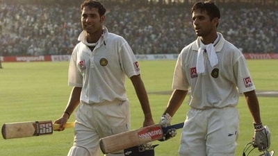 VVS Laxman and Rahul Dravid&nbsp; (Getty)