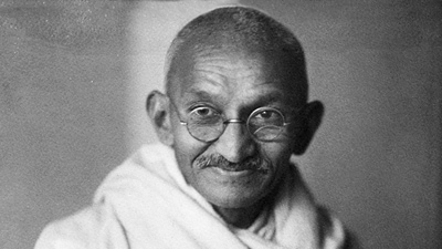 This is the first time Gandhi has been commemorated on an official UK coin (Wikipedia)
