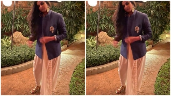 Rhea posed for the pictures in an outdoor setup, and let her long tresses open.(Instagram/@rheakapoor)