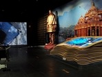 A view of the India Pavilion at the Dubai Expo.(ANI) A view of the India Pavilion at the Dubai Expo.(ANI)