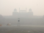 The level of PM 2.5 rose to record levels in the last 24 hours, due to a combination of stubble burning and bursting of firecrackers.. (ANI Photo/ Amit Sharma)