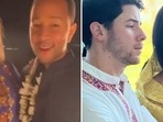 Chrissy Teigen and John Legend attended Priyanka Chopra and Nick Jonas's Diwali bash. Chrissy Teigen and John Legend attended Priyanka Chopra and Nick Jonas's Diwali bash.
