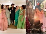 The Kapoors celebrated together at Anil Kapoor’s Diwali party. The Kapoors celebrated together at Anil Kapoor’s Diwali party.