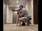 Luna the Cockapoo dog gives her human a ‘thank you’ hug before walk. (instagram/@lunatheminicockapoo) Luna the Cockapoo dog gives her human a ‘thank you’ hug before walk. (instagram/@lunatheminicockapoo)