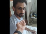 Sania Mirza gives her hand to husband Shoaib Malik. (instagram/@mirzasaniar) Sania Mirza gives her hand to husband Shoaib Malik. (instagram/@mirzasaniar)