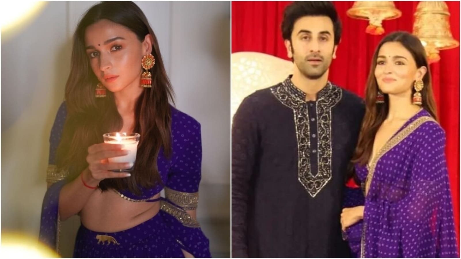 Alia Bhatt's Sabyasachi lehenga for Diwali celebrations with Ranbir ...