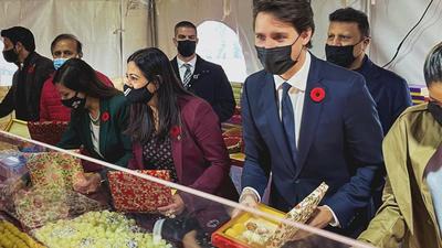 Canadian Prime Minister Justin Trudeau at a Diwali event in the Greater Toronto Area on Thursday. (Supplied photo) Canadian Prime Minister Justin Trudeau at a Diwali event in the Greater Toronto Area on Thursday. (Supplied photo)
