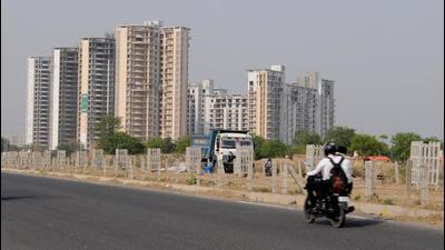DTCP officials said that they had received complaints from residents of Vatika India Next colony that shops, property dealer offices, clinics and similar establishments were being run from residential properties. (HT Archive)
