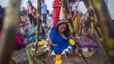 BMC said that following the Covid-19 protocol including maintenance of social distancing would not be possible if Chhath Puja is allowed at local beaches. (Pratik Chorge/HT Photo) BMC said that following the Covid-19 protocol including maintenance of social distancing would not be possible if Chhath Puja is allowed at local beaches. (Pratik Chorge/HT Photo)