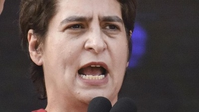 Congress leader Priyanka Gandhi Vadra addresses a rally in Gorakhpur. Her women-centric promises are only meant for the Uttar Pradesh assembly polls, say party insiders. (PTI) Congress leader Priyanka Gandhi Vadra addresses a rally in Gorakhpur. Her women-centric promises are only meant for the Uttar Pradesh assembly polls, say party insiders. (PTI)