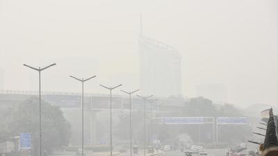On Thursday, Gurugram’s AQI was 395 (‘very poor’), which was already on the brink of ‘severe’ levels, also the worst reading recorded on Diwali since 2016, according to the data. The air quality in the city started deteriorating on Thursday evening, with levels of particulate matter having a diameter of 2.5 microns or less (PM2.5) increasing and reaching severe levels of concentration after 9pm. (Vipin Kumar /HT PHOTO) On Thursday, Gurugram’s AQI was 395 (‘very poor’), which was already on the brink of ‘severe’ levels, also the worst reading recorded on Diwali since 2016, according to the data. The air quality in the city started deteriorating on Thursday evening, with levels of particulate matter having a diameter of 2.5 microns or less (PM2.5) increasing and reaching severe levels of concentration after 9pm. (Vipin Kumar /HT PHOTO)
