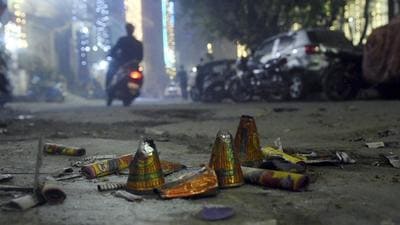 CCTV footage of the explosion which surfaced on Friday showed the scooter suddenly bursting into flames as it crossed a police barricade. (PTI/Representational image) CCTV footage of the explosion which surfaced on Friday showed the scooter suddenly bursting into flames as it crossed a police barricade. (PTI/Representational image)