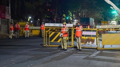 Night curfew was imposed in Karnataka in view of Covid-19 cases. (PTI) Night curfew was imposed in Karnataka in view of Covid-19 cases. (PTI)