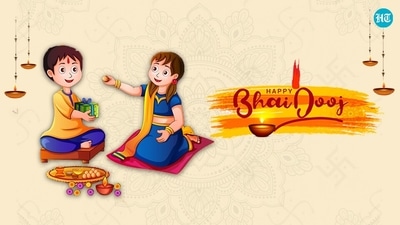 Happy Bhai Dooj 2021: Share best wishes, images, greetings and messages with your siblings Happy Bhai Dooj 2021: Share best wishes, images, greetings and messages with your siblings