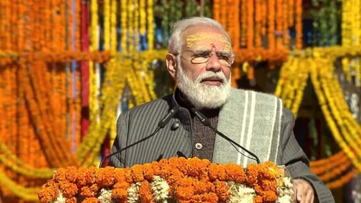 “More pilgrims will visit the Char Dham shrines in the next 10 years than in the last 100 years,” Modi said. (Twitter/@BJP4India)