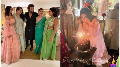 The Kapoors celebrated together at Anil Kapoor’s Diwali party. The Kapoors celebrated together at Anil Kapoor’s Diwali party.