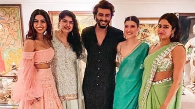 Arjun Kapoor wished Khushi by sharing a picture on Instagram. He wrote, "Happy birthday @khushi05k !!! @janhvikapoor spoilt this birthday pic of yours by frowning... I hope this year she stops stealing your clothes to cover up for this fiasco photoshoot..." 