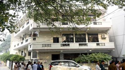 Ghaziabad, India - November 05, 2021: A view of crime scene involving a double murder, at Patel Nagar, in Ghaziabad, India, on Friday, November 05, 2021. (Photo by Sakib Ali /Hindustan Times) Ghaziabad, India - November 05, 2021: A view of crime scene involving a double murder, at Patel Nagar, in Ghaziabad, India, on Friday, November 05, 2021. (Photo by Sakib Ali /Hindustan Times)