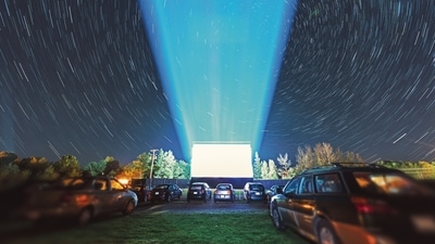 The drive-in theatre can accommodate 295 cars. (istock photo) The drive-in theatre can accommodate 295 cars. (istock photo)
